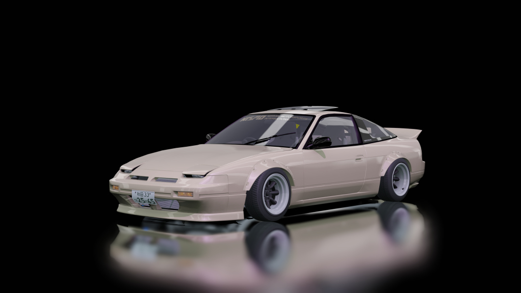 Nissan S13 180SX, skin Cream