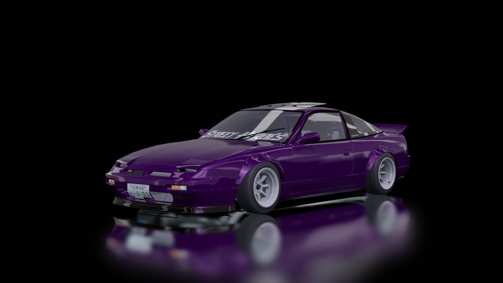 Nissan S13 180SX, skin Dark_purple