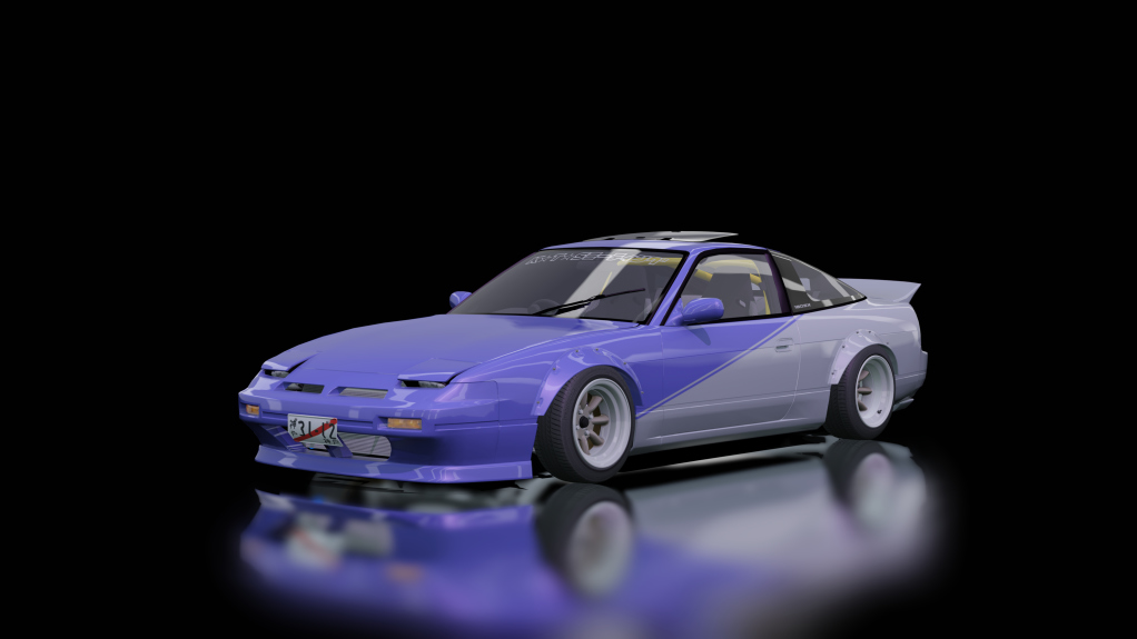 Nissan S13 180SX, skin Purple_grey