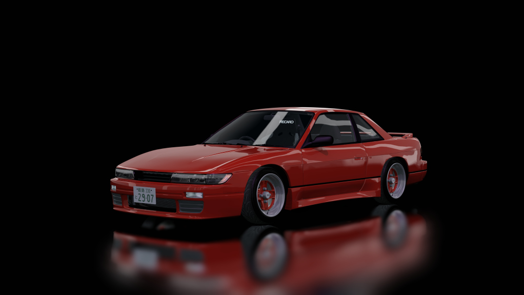 Nissan Silvia S13, skin red