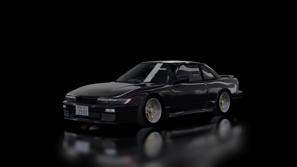 Nissan Silvia S13, skin super_black