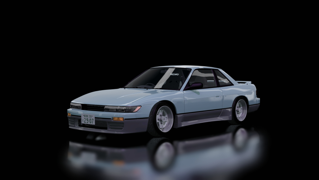 Nissan Silvia S13, skin two_tone_lime_green