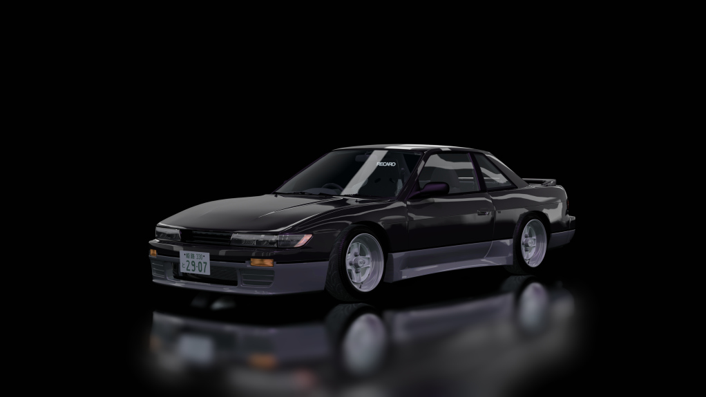 Nissan Silvia S13, skin two_tone_white_gray