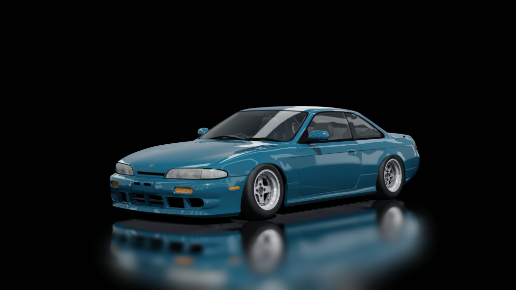 Nissan Silvia S14, skin Marlin Blue