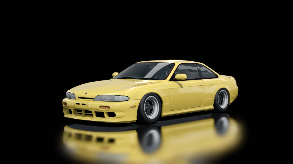 Nissan Silvia S14, skin Yellow