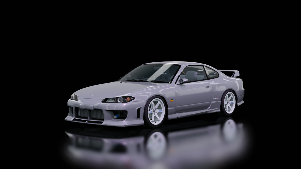 Nissan SILVIA S15, skin Sparkling_Silver_Metallic