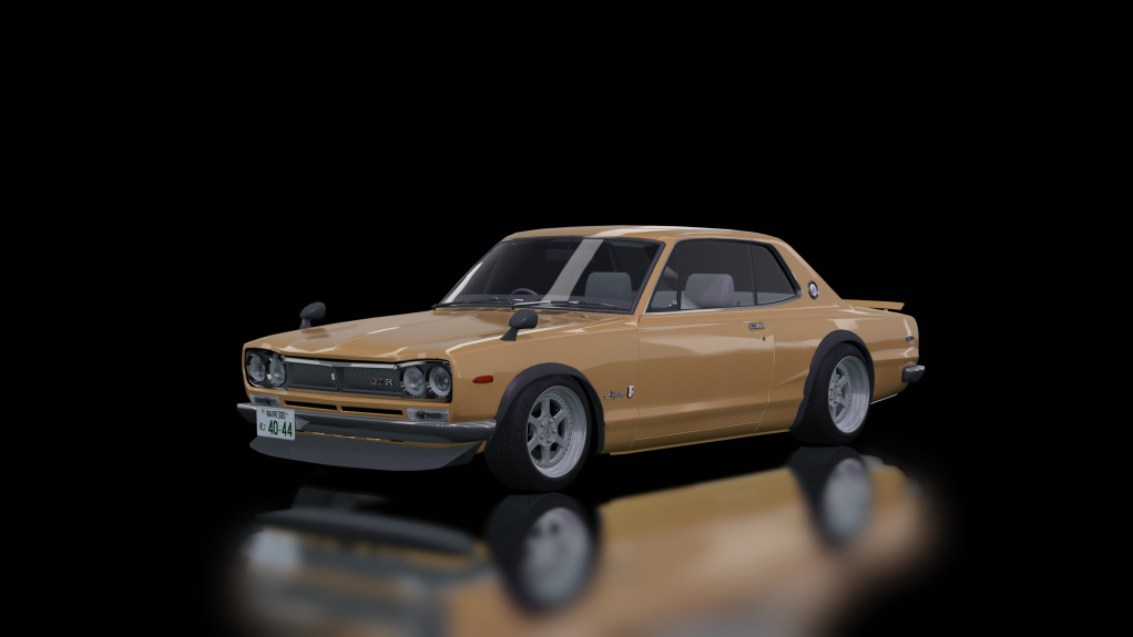 Nissan Skyline GTR Hakosuka, skin BrownMetallic