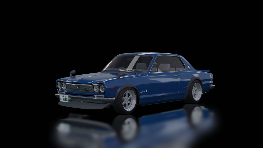 Nissan Skyline GTR Hakosuka, skin DarkBlue