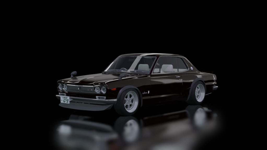 Nissan Skyline GTR Hakosuka, skin Mahagony