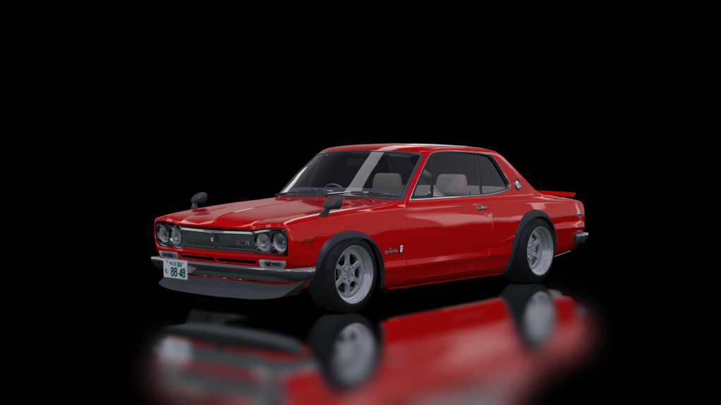 Nissan Skyline GTR Hakosuka, skin Red