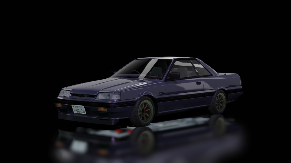 Nissan Skyline GTS-R R31, skin Blue-magenta