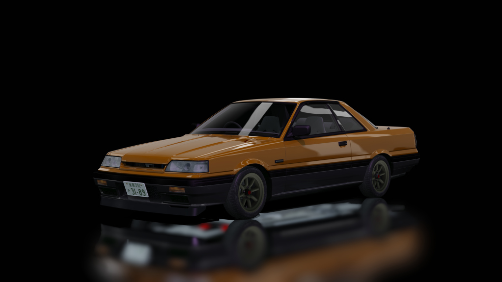 Nissan Skyline GTS-R R31, skin Brown_black