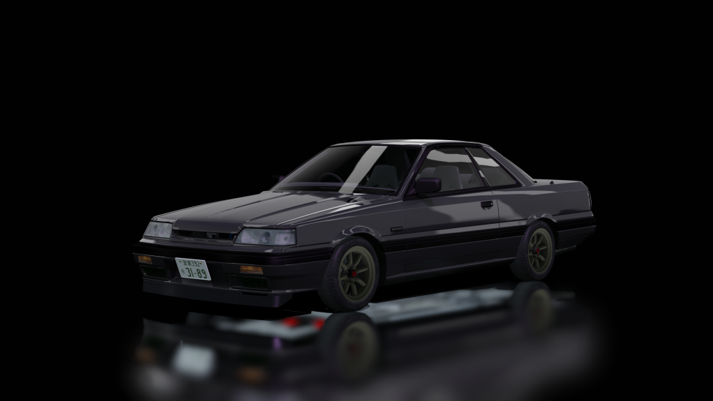 Nissan Skyline GTS-R R31, skin Dark_grey_black