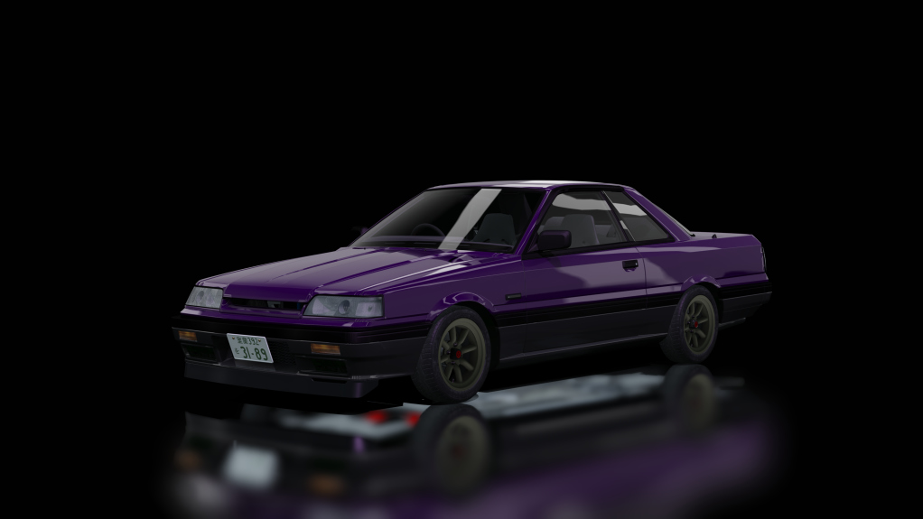 Nissan Skyline GTS-R R31, skin Dark_purple_black