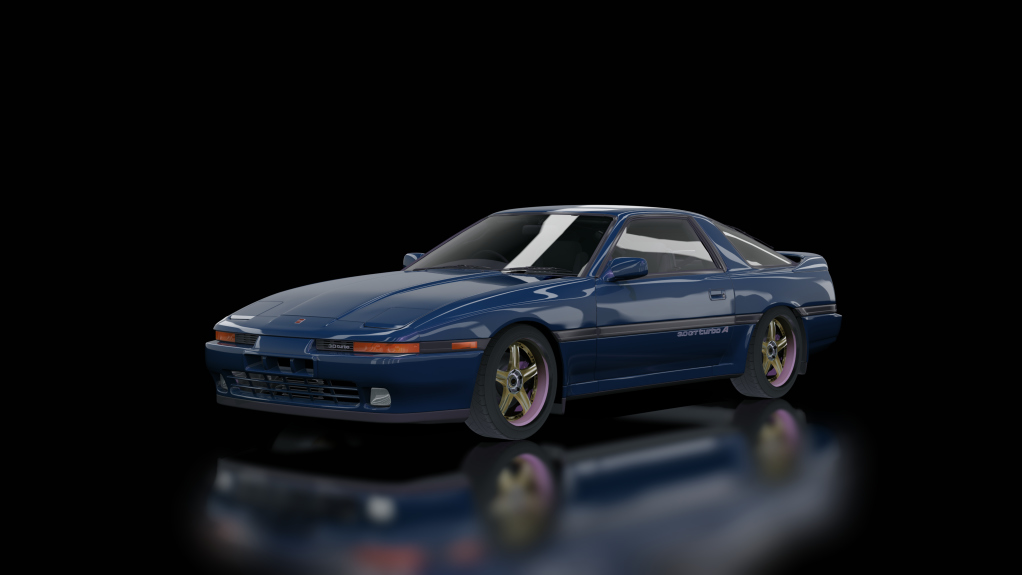 Toyota Supra 3.0GT TURBO A, skin Dark Blue Metallic