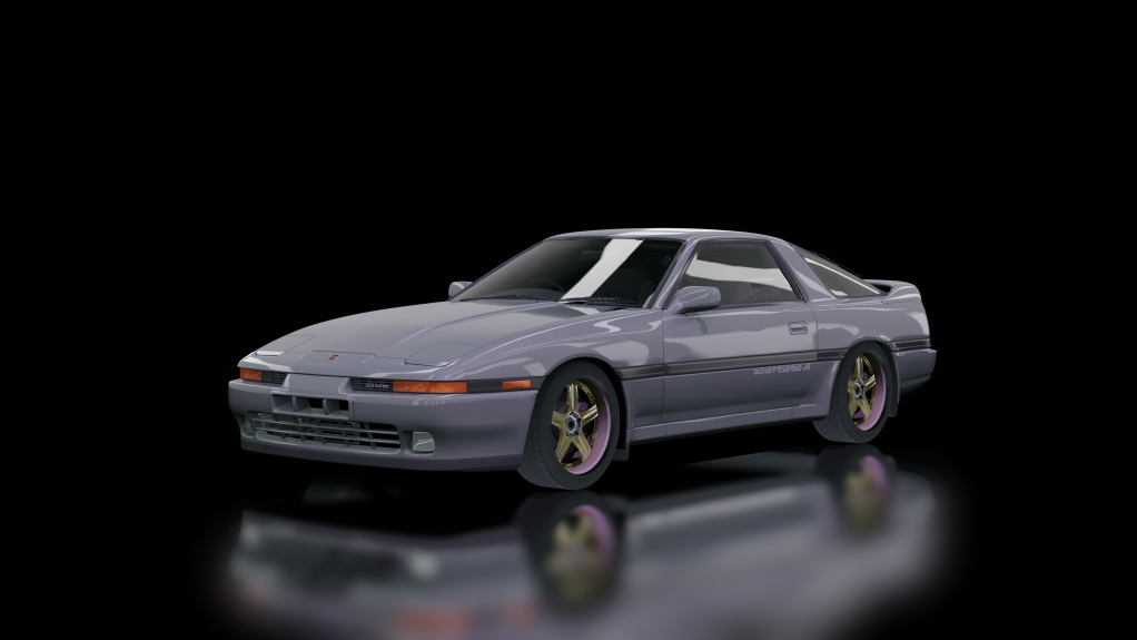 Toyota Supra 3.0GT TURBO A, skin Dark Gray Metallic