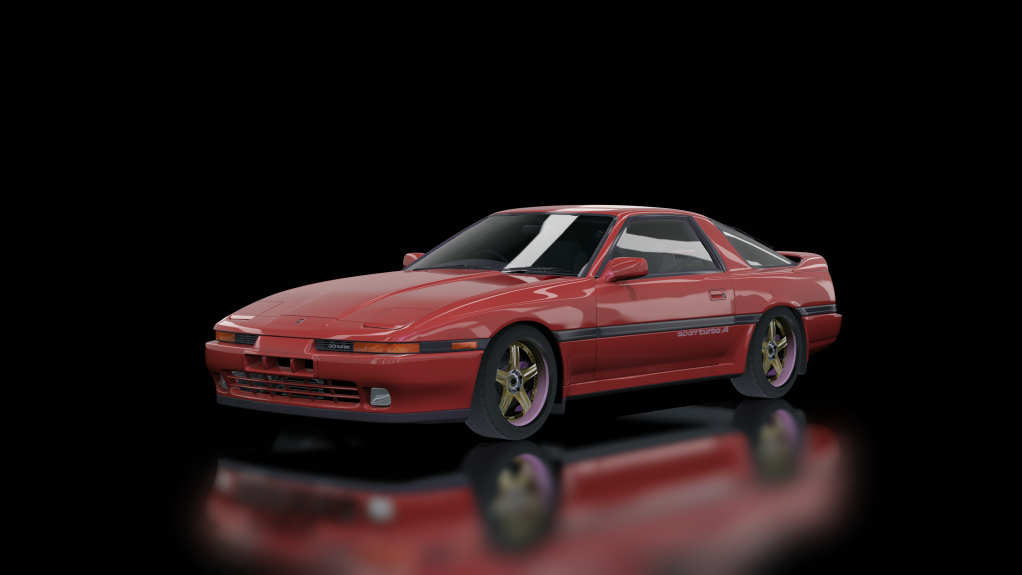 Toyota Supra 3.0GT TURBO A, skin Super RedSuper Red II