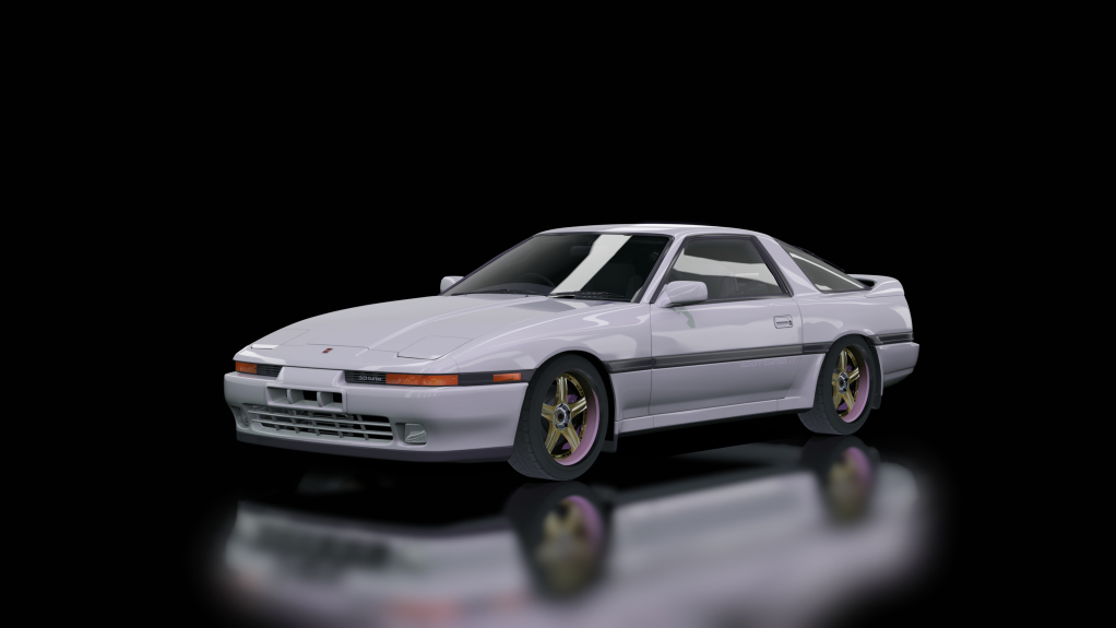 Toyota Supra 3.0GT TURBO A, skin White Pearl Mica