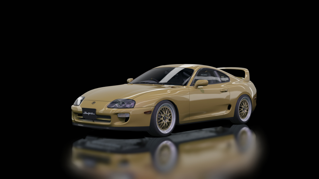 Toyota Supra RZ, skin gold