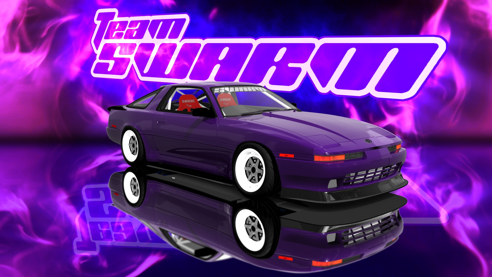 SWARM II  Jacko's Supra A70 V2, skin Purple