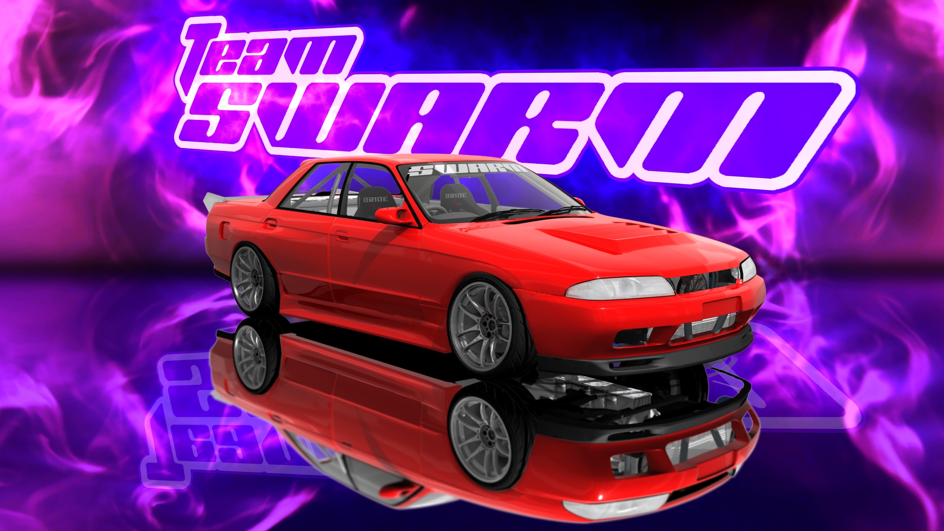 SWARM II  Sam R32 Sedan V2, skin Red