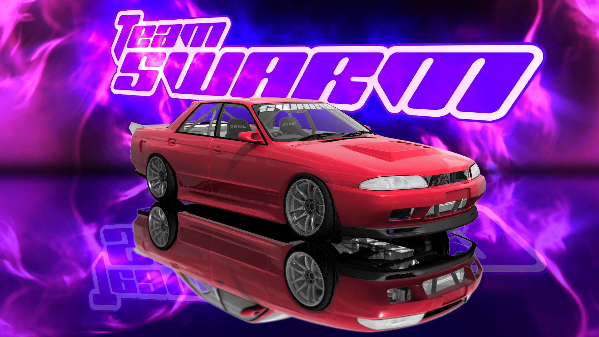 SWARM II  Sam R32 Sedan V2, skin gtr  red