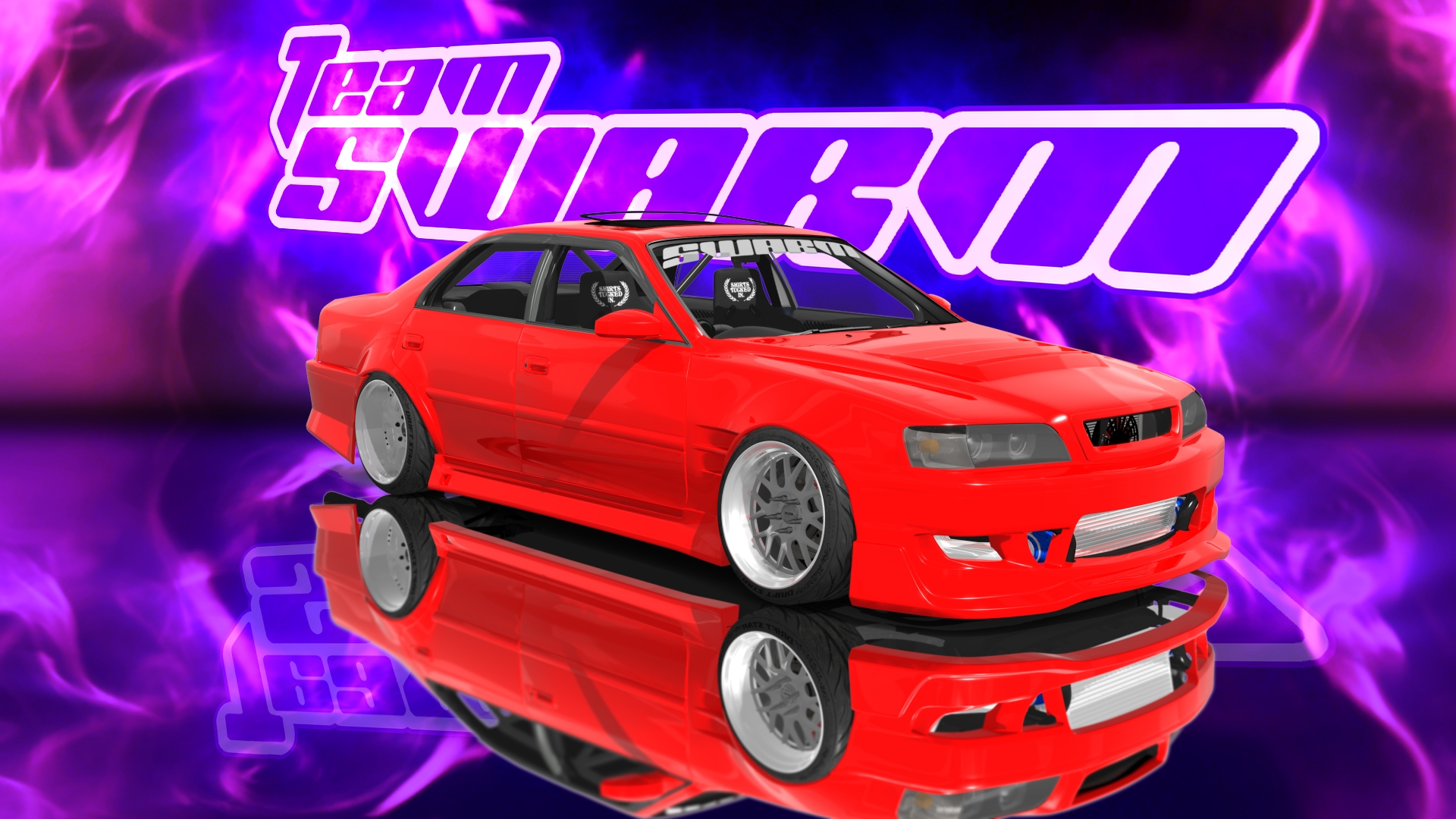 SWARM || SmOKEy JZX100 V2, skin Red