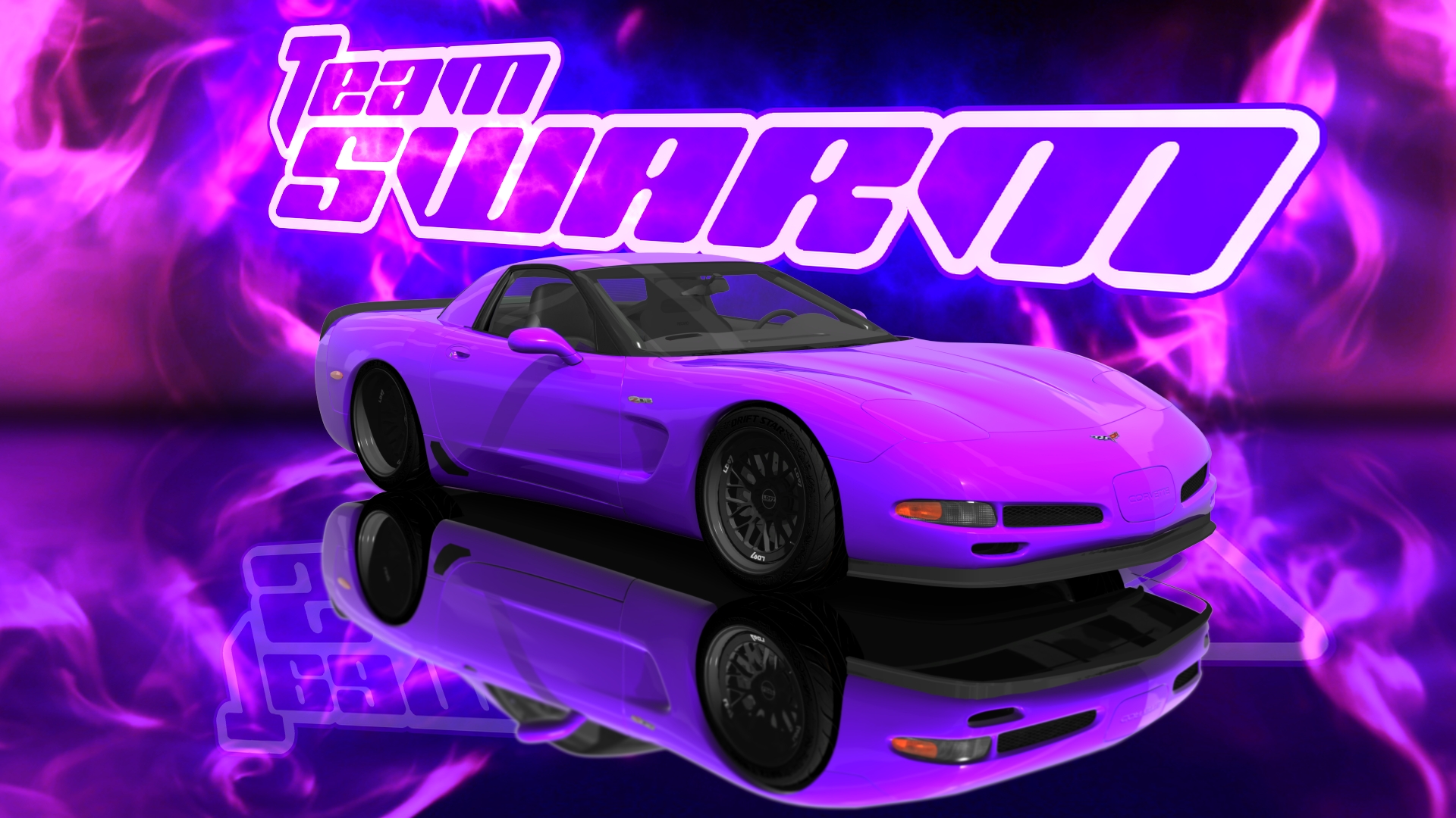 SWARM ||  LHD Victor C5 Z06 V2, skin Purple