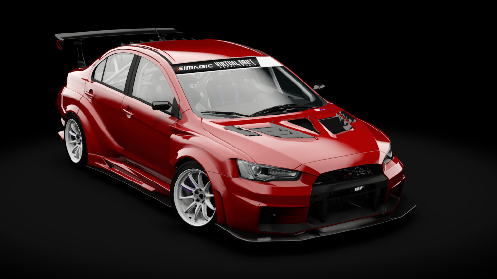 VDC Mitsubishi Evo X Public 4.0, skin 02_Red