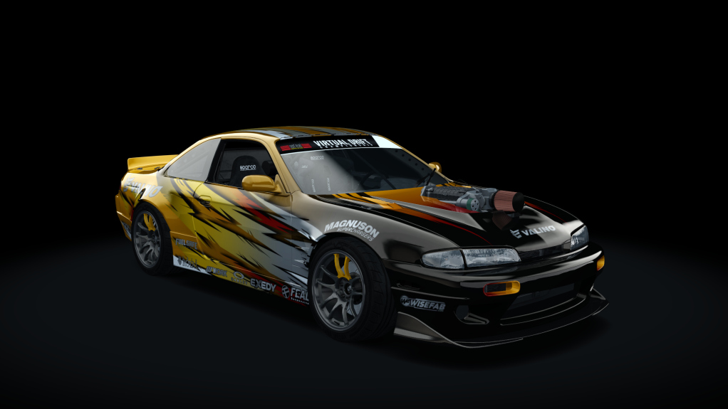 VDC Nissan Silvia S14 Zenki 3.0, skin VDC_Andreas_Orange