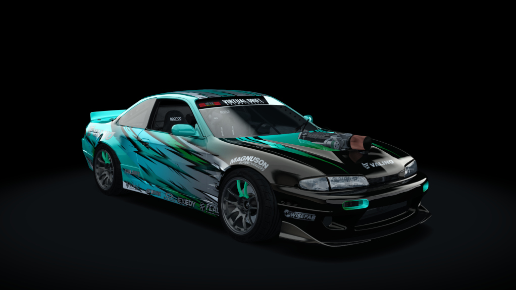 VDC Nissan Silvia S14 Zenki 3.0, skin VDC_Andreas_Turqouise