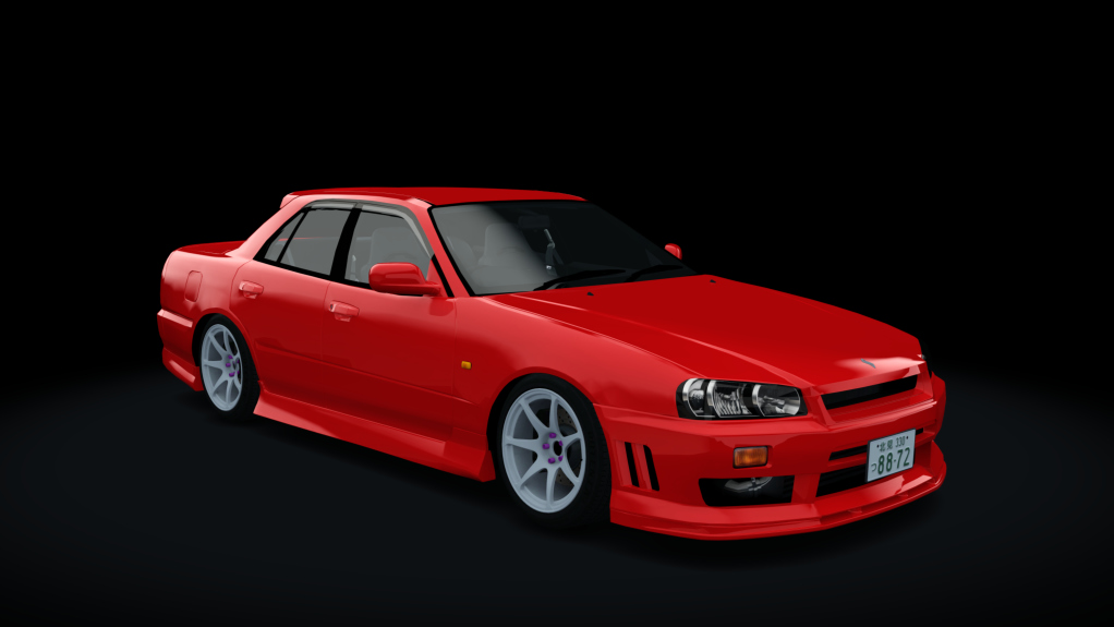 Serebrito | Nissan Skyline HR34, skin 01_active_red