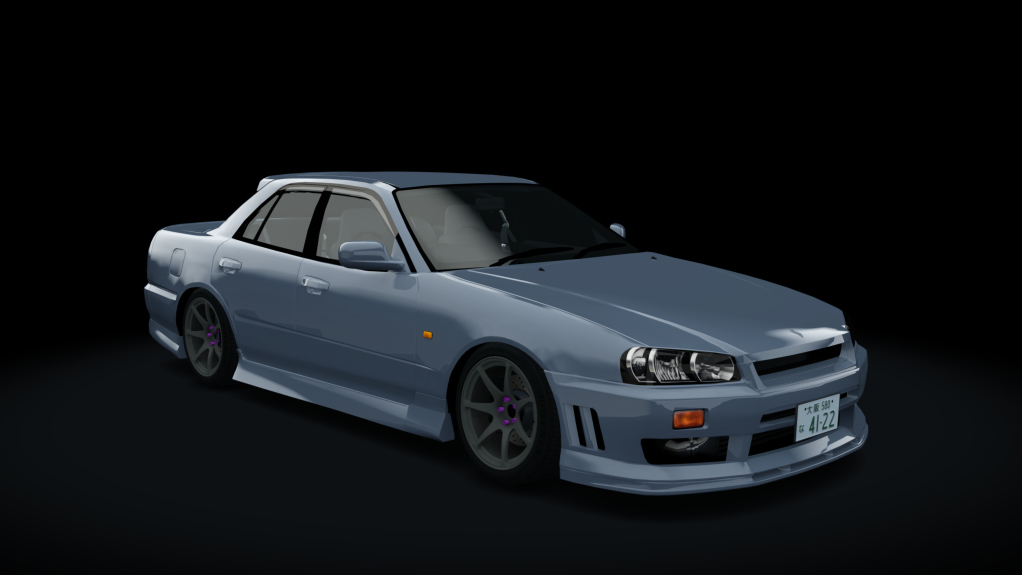 Serebrito | Nissan Skyline HR34, skin 02_athlete_silver