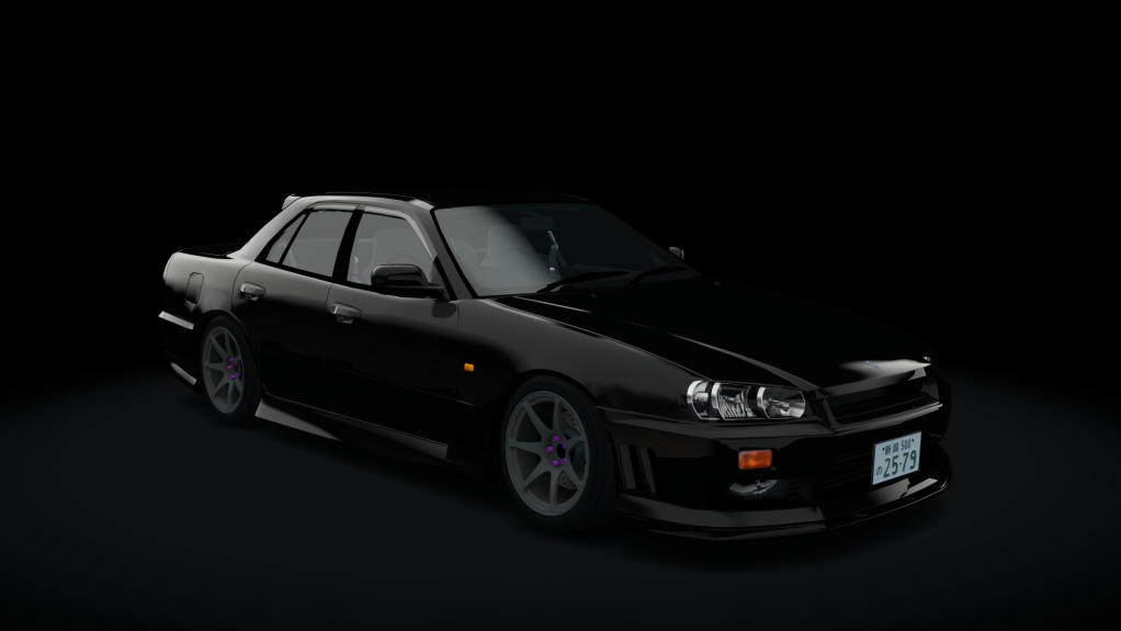 Serebrito | Nissan Skyline HR34, skin 03_black_pearl