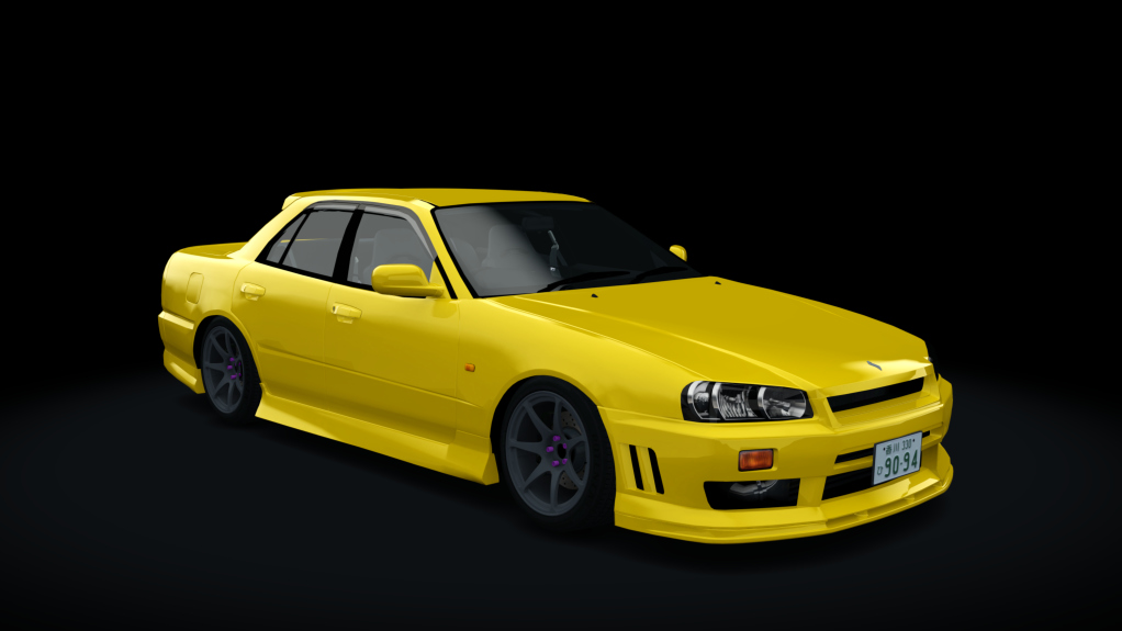 Serebrito | Nissan Skyline HR34, skin 04_lightning_yellow