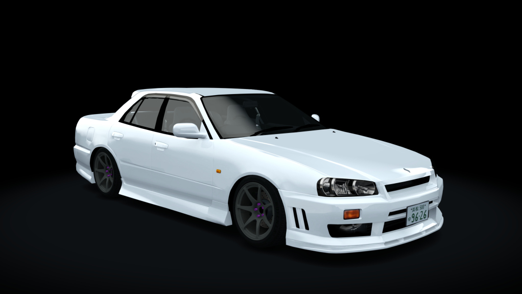 Serebrito | Nissan Skyline HR34, skin 05_pearl_white