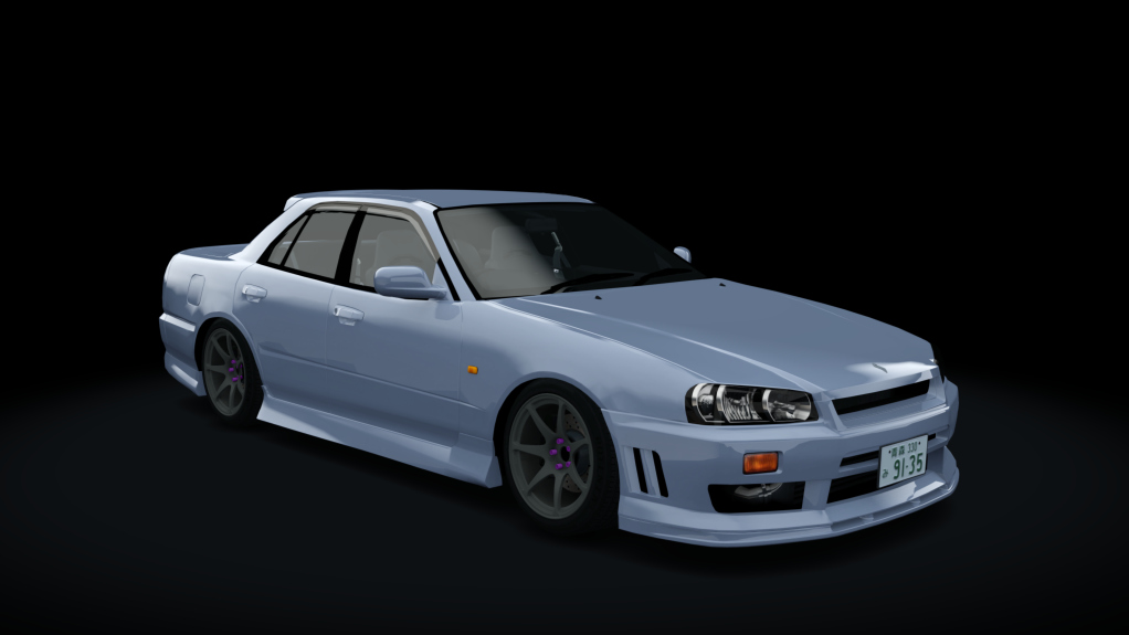 Serebrito | Nissan Skyline HR34, skin 06_sonic_silver