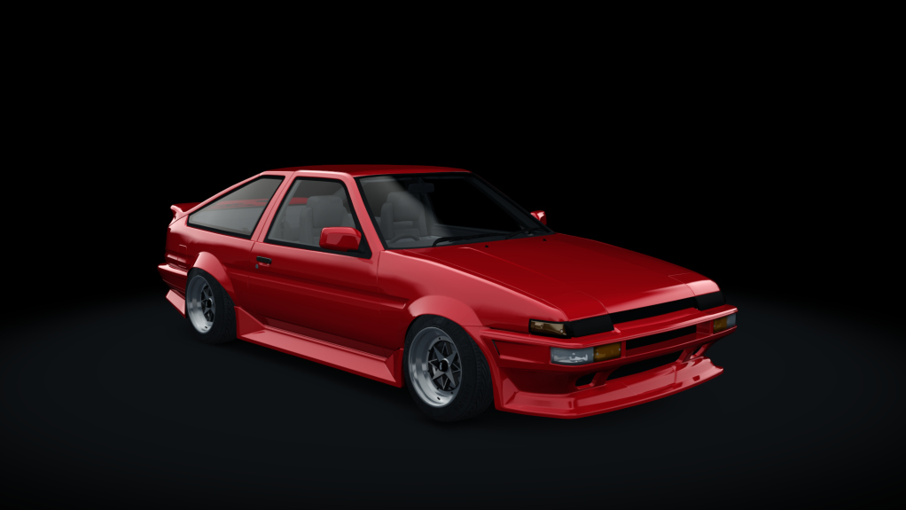 Serebrito | Toyota AE86 WDT Street, skin red