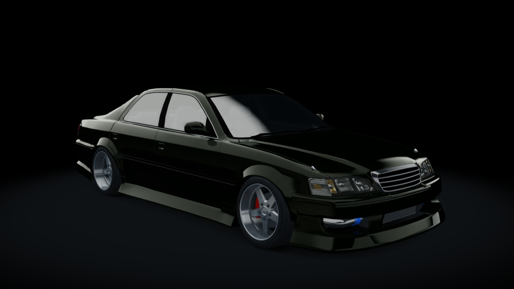 Serebrito | Toyota Cresta JZX100 DW-Spec, skin 6n9_dark_green