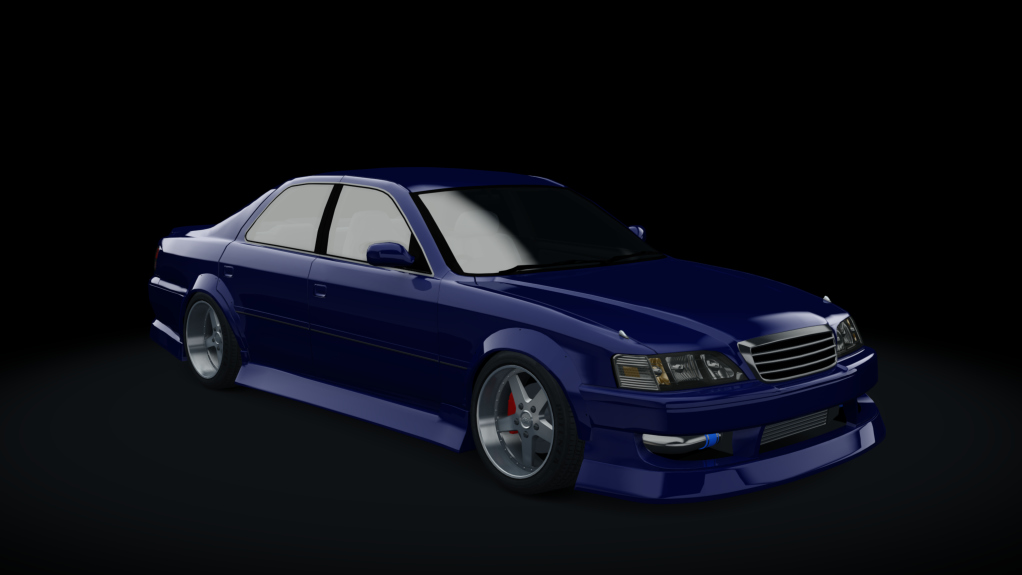 Serebrito | Toyota Cresta JZX100 DW-Spec, skin 8l4_dark_blue_pearl