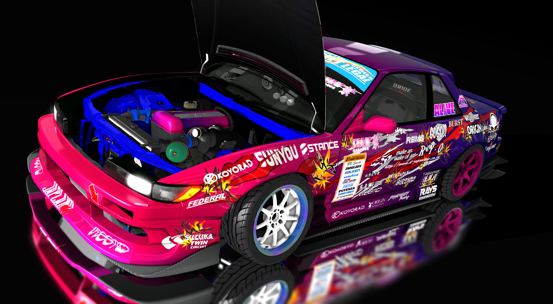 SwL // XStreeto Project | SR20 2014 D1SL Naoki R*Y*O PS13 Silvia - NSpec Comp Edition, skin NaokiV2