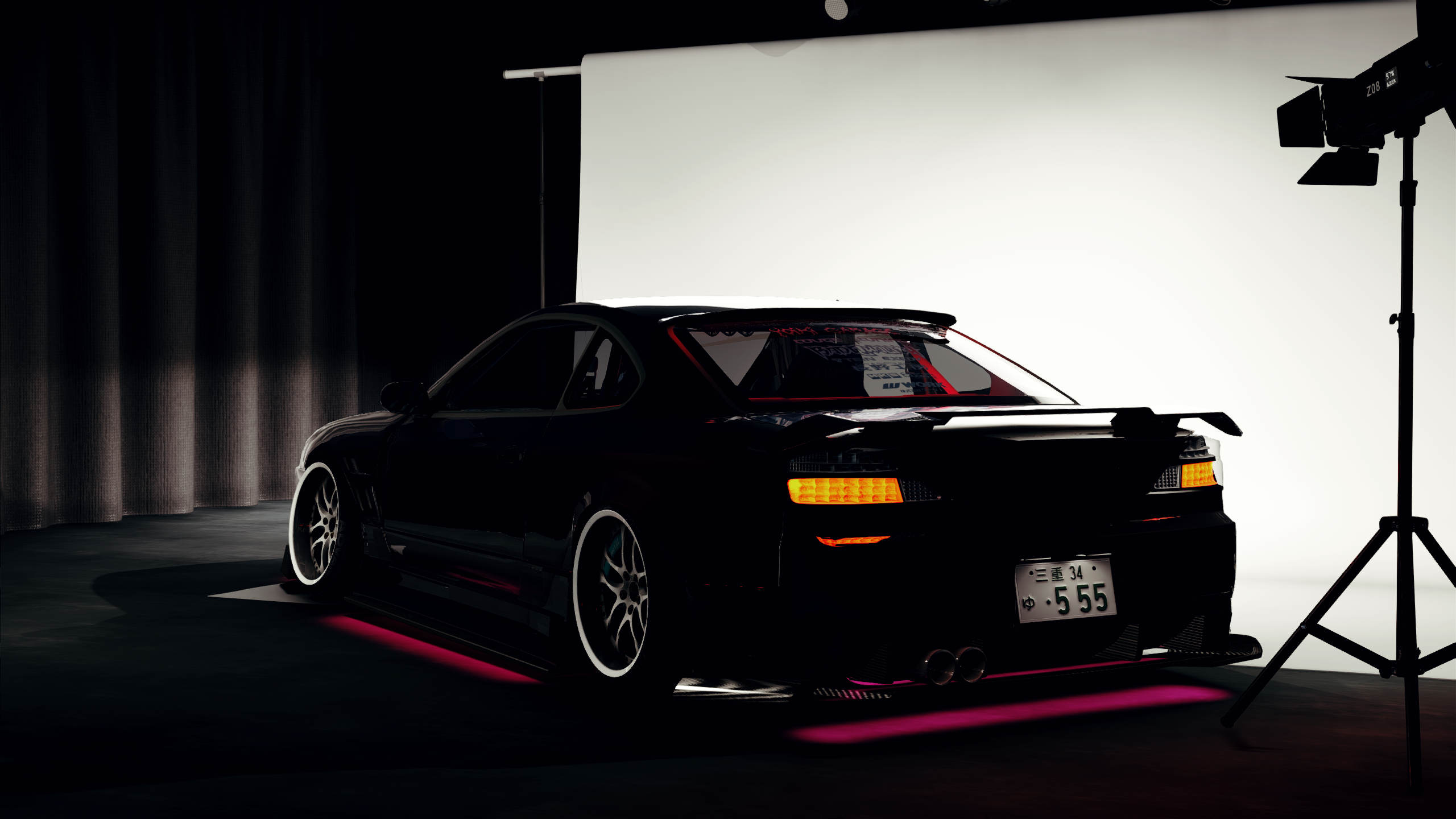 NStyle Nissan Silvia S15 D-Spec, skin Jet Black