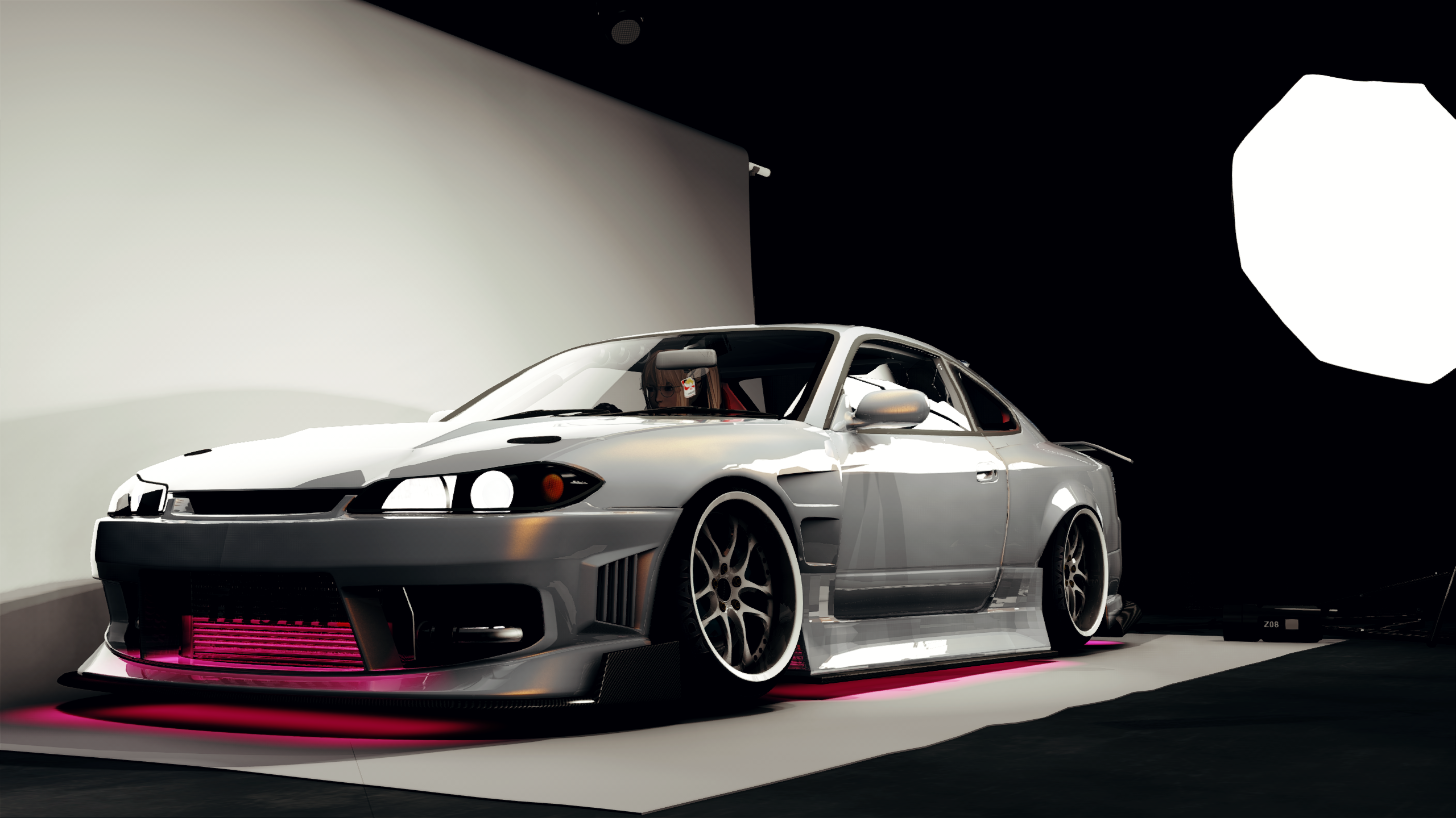 NStyle Nissan Silvia S15 D-Spec, skin Opal White