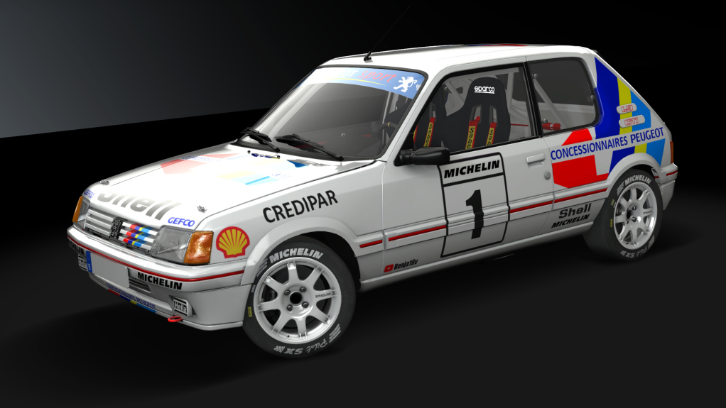 Peugeot 205 1.9 GTI Gr.A, skin 01