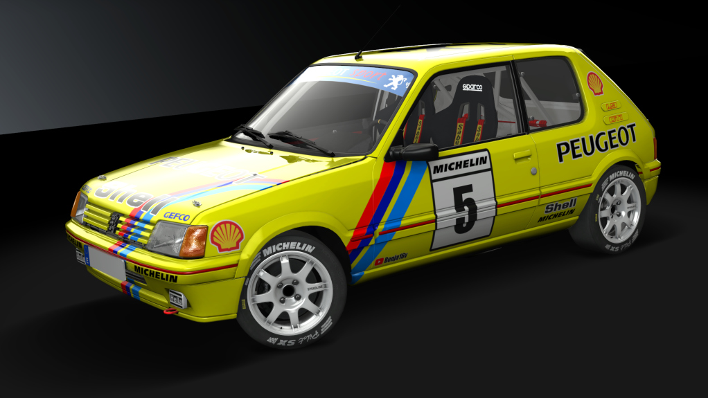 Peugeot 205 1.9 GTI Gr.A, skin 05