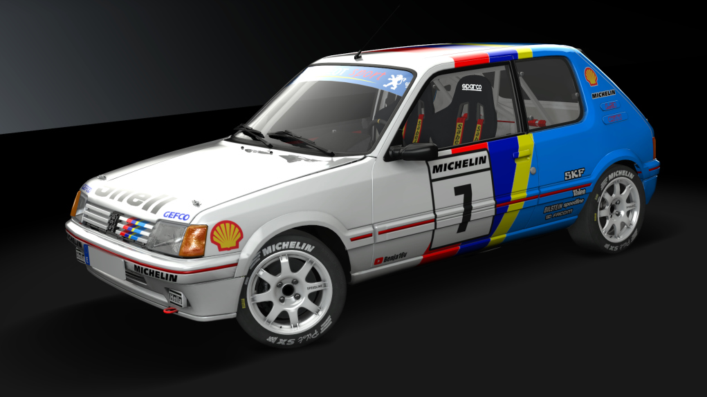 Peugeot 205 1.9 GTI Gr.A, skin 07