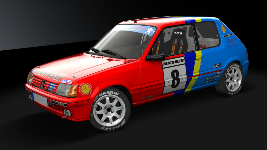 Peugeot 205 1.9 GTI Gr.A, skin 08