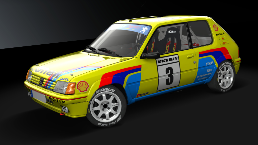 Peugeot 205 Rallye Gr.A, skin 03