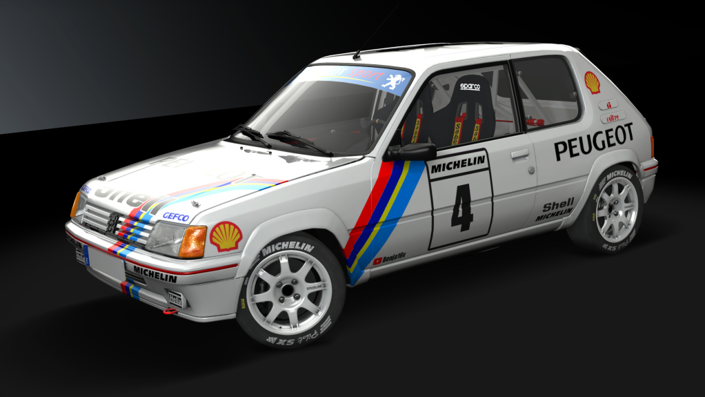 Peugeot 205 Rallye Gr.A, skin 04