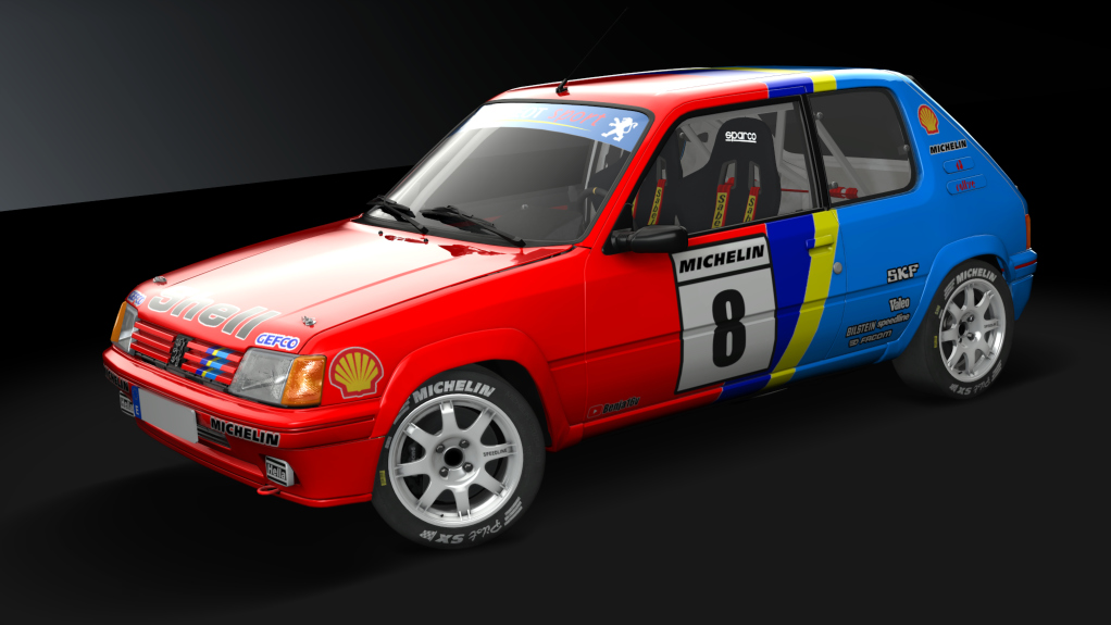 Peugeot 205 Rallye Gr.A, skin 08